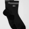 Unisex-Halbstrumpf – Schwarz