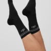 Unisex-Halbstrumpf – Schwarz