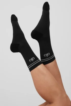 Unisex-Halbstrumpf – Schwarz