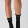 Unisex-Halbstrumpf – Schwarz
