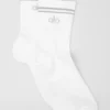 Unisex-Halbstrumpf – Weiß