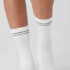 Unisex-Halbstrumpf – Weiß
