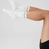 Unisex-Halbstrumpf – Weiß