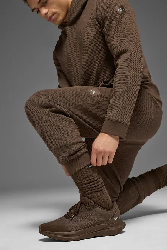 Unisex-Kraussocken – Espresso