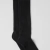 Unisex-Kraussocken – Schwarz