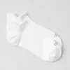 Unisex-Performance-Socken mit Lasche – Weiß/Titan