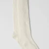 Unisex-Scrunch-Socken – Beige