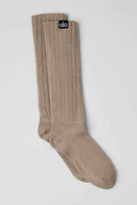 Unisex-Scrunch-Socken – Gravel