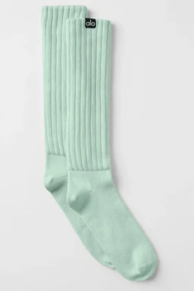 Unisex-Scrunch-Socken – Spearmint