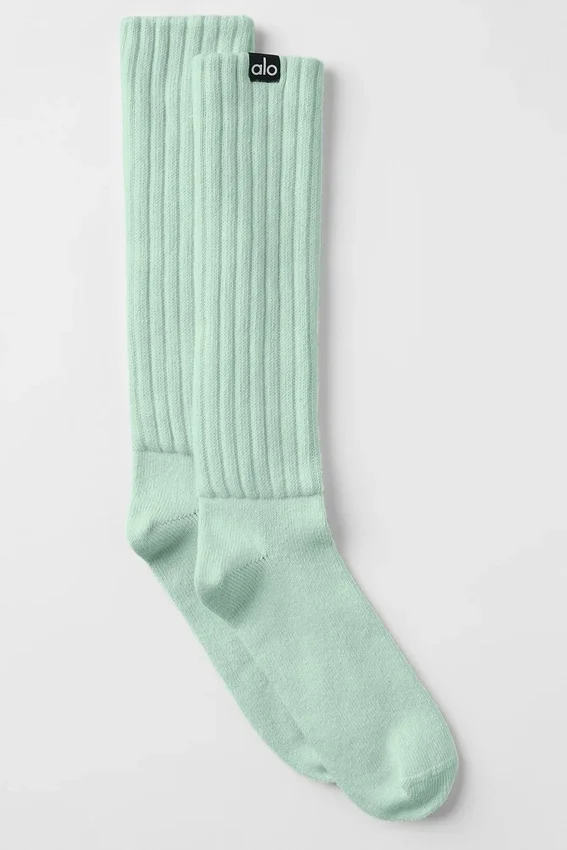 Unisex-Scrunch-Socken – Spearmint