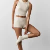 Sway My Way Micro-Shorts – Oatmeal Heather