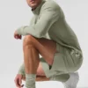 Unisex-Socken im Retro-Stil – Kalkstein/Weiß