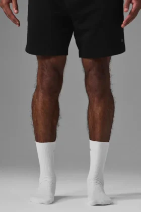 Unisex-Socken mit halbhohem Schaft – Weiß