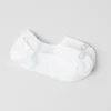 Unisex-Unsichtbare Socken – Weiß/Taubengrau