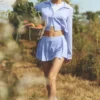 Unmatched Skort – Hellblau „Provence“