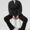 Urbanite Wrap-Daunenweste – Schwarz