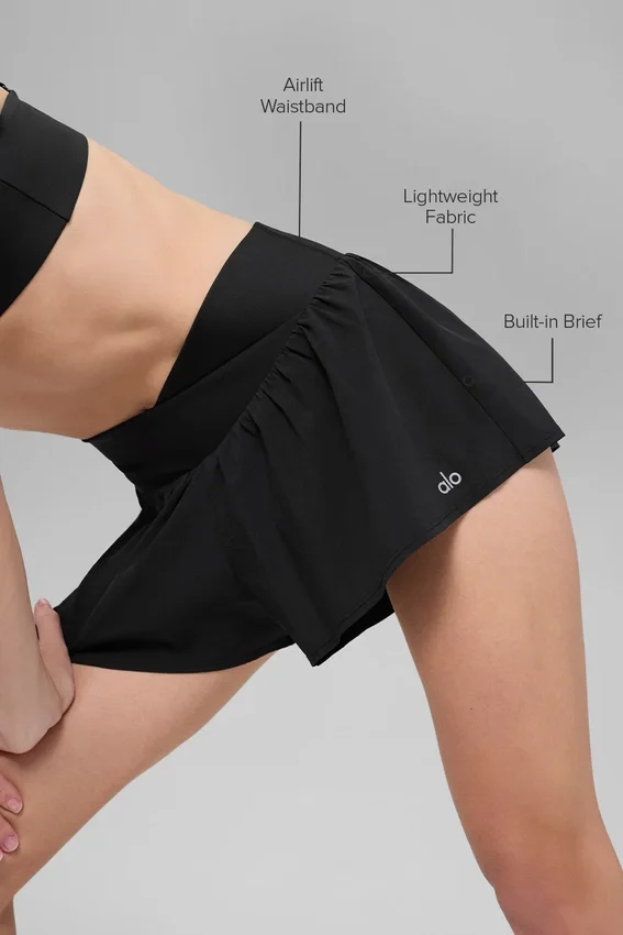 V-Cute Laufshorts – Schwarz