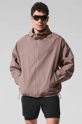 Vantage Nylon-Ripstop-Trainingsjacke – Mushroom