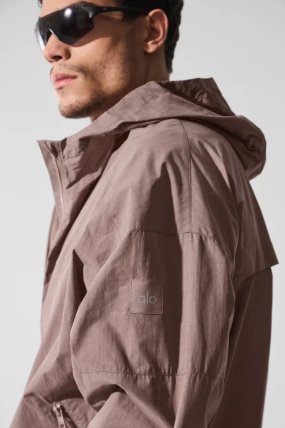 Vantage Nylon-Ripstop-Trainingsjacke – Mushroom