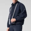 Vantage Nylon-Ripstop-Trainingsjacke – Navy