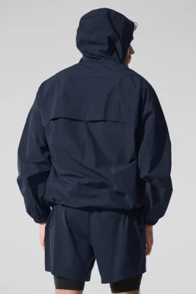 Vantage Nylon-Ripstop-Trainingsjacke – Navy