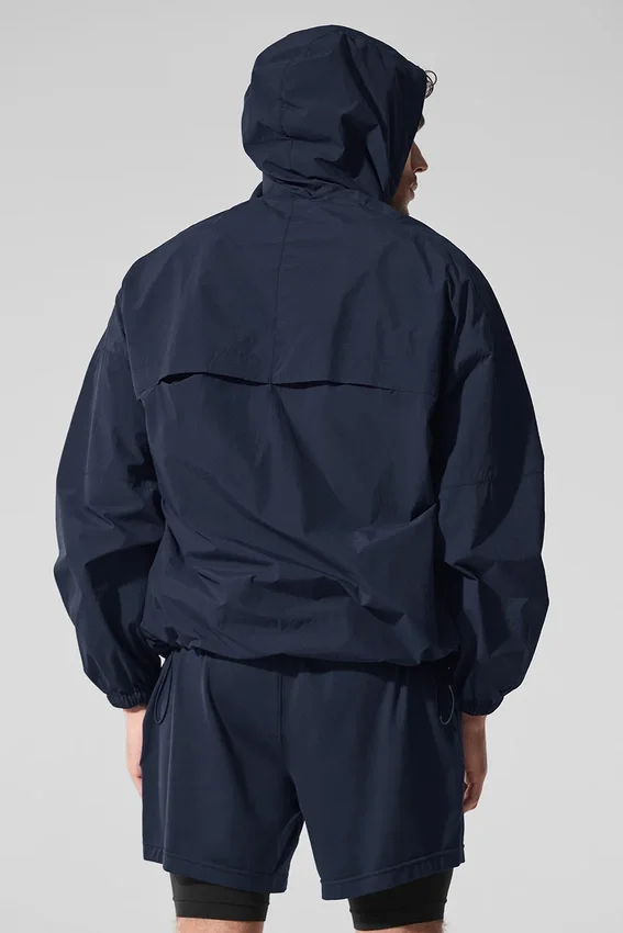 Vantage Nylon-Ripstop-Trainingsjacke – Navy