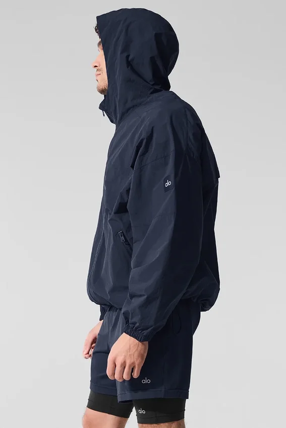 Vantage Nylon-Ripstop-Trainingsjacke – Navy