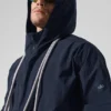 Vantage Nylon-Ripstop-Trainingsjacke – Navy