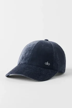 Velvet Off-Duty-Cap – Marineblau