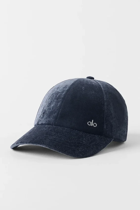 Velvet Off-Duty-Cap – Marineblau