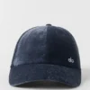 Velvet Off-Duty-Cap – Marineblau