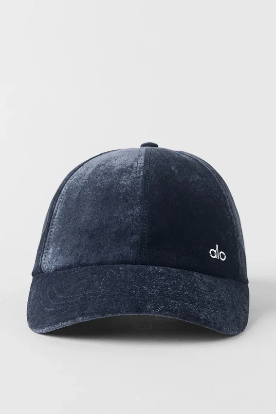 Velvet Off-Duty-Cap – Marineblau