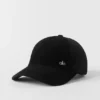 Velvet Off-Duty Cap – Schwarz