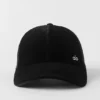 Velvet Off-Duty Cap – Schwarz