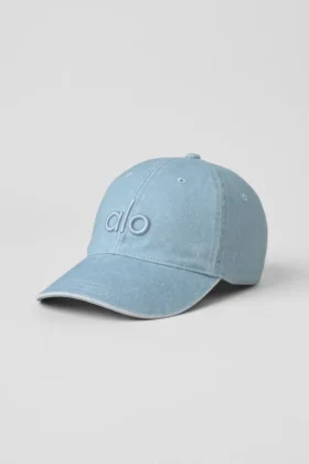 Verwaschene Off-Duty-Cap – Heller Denim