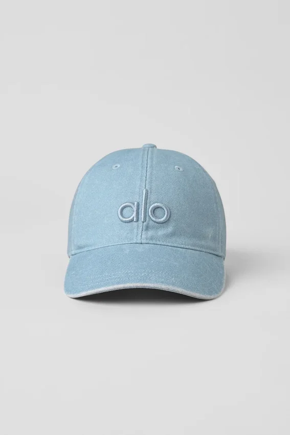 Verwaschene Off-Duty-Cap – Heller Denim