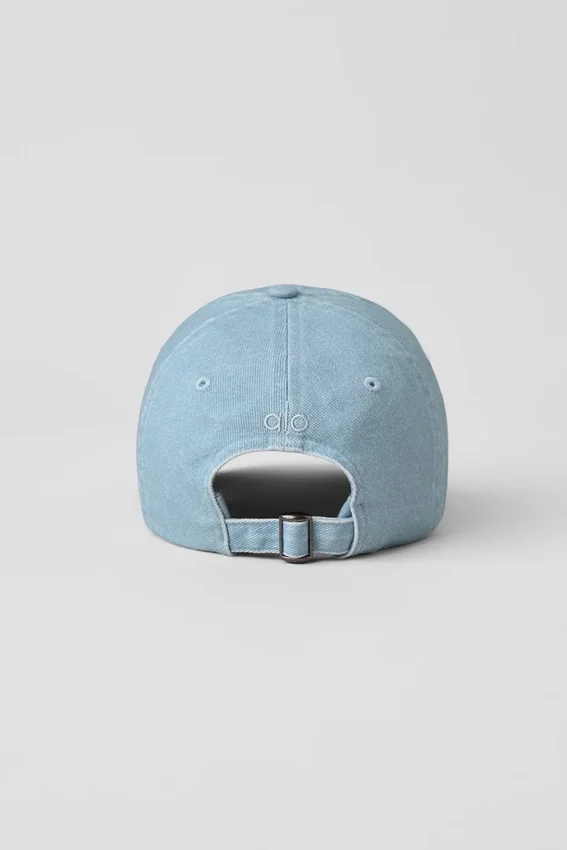 Verwaschene Off-Duty-Cap – Heller Denim