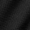 Waffle Lounge Langarmshirt – Schwarz