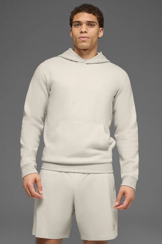 Waffle Lounge Hoodie – Bone