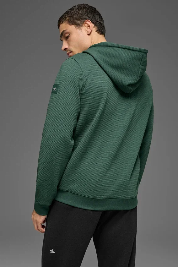 Waffle Lounge Hoodie – Clover Green
