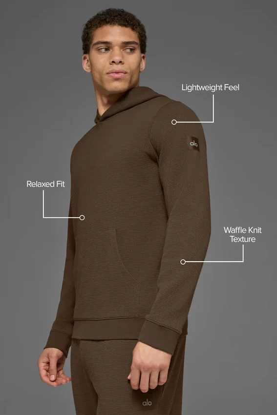 Waffle Lounge Hoodie – Espresso
