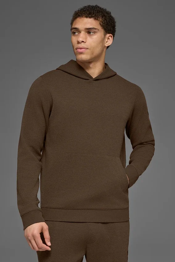 Waffle Lounge Hoodie – Espresso