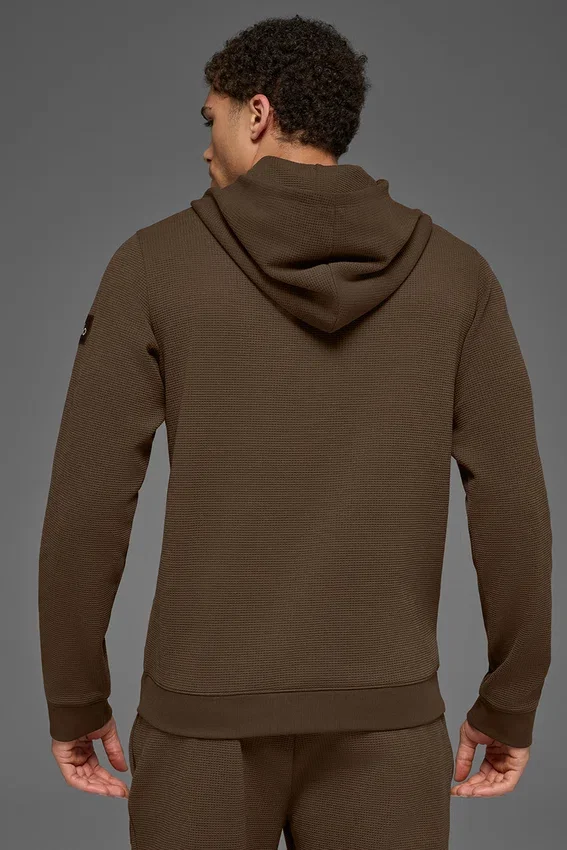 Waffle Lounge Hoodie – Espresso