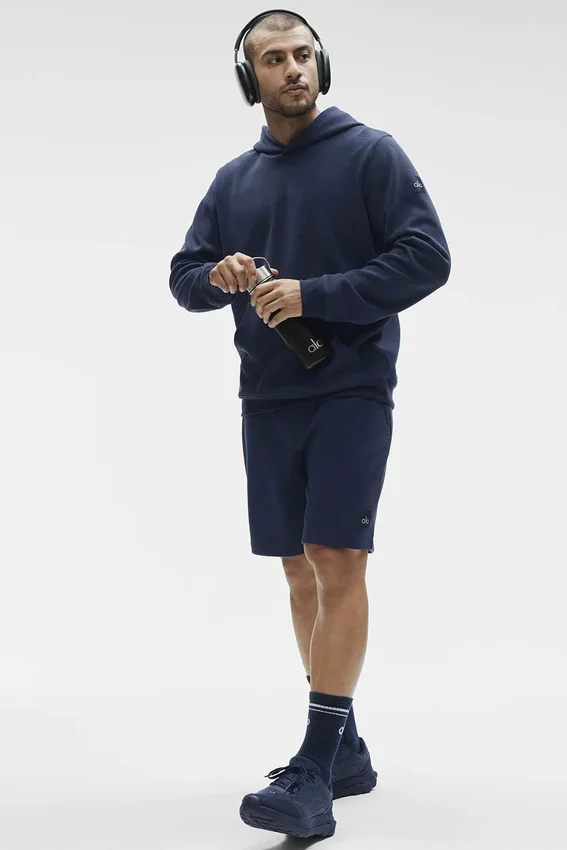 Waffle Lounge Hoodie – Navy