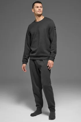 Waffle Lounge Jogger – Anthrazit