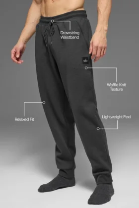 Waffle Lounge Jogger – Anthrazit