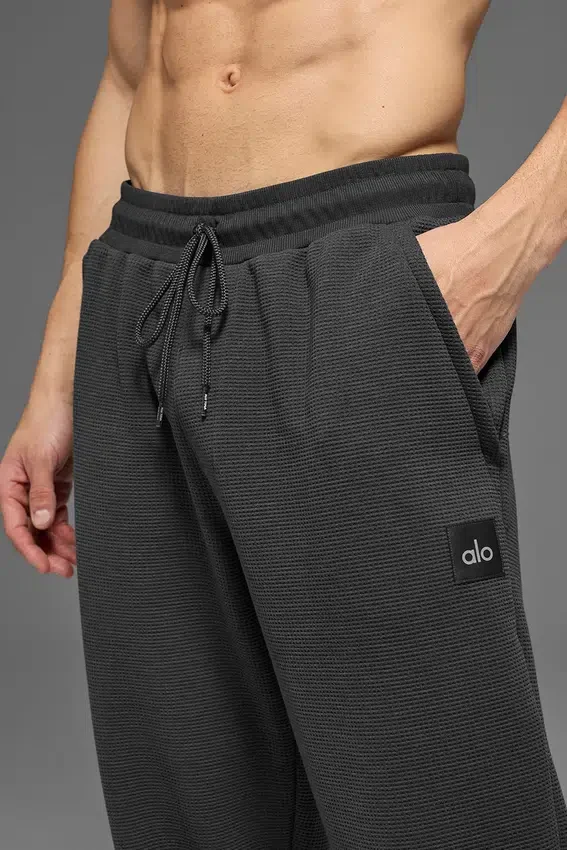 Waffle Lounge Jogger – Anthrazit