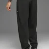 Waffle Lounge Jogger – Schwarz