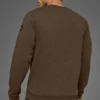 Waffle Lounge Langarmshirt – Espresso