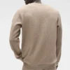 Waffle Lounge Langarmshirt – Gravel
